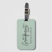 モダンミニマ最高のリスト ラゲッジタグ (正面縦)