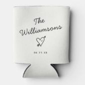 モダンミニマ結婚リスシンプルトの姓 缶クーラー (正面)