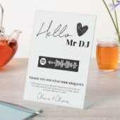 モダンミニマ結婚リストのプレイリスト 台座サイン (インサイチュ)