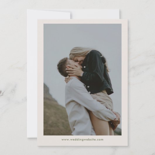 モダンミニマ結婚リストの写真 セーブザデート (裏面)