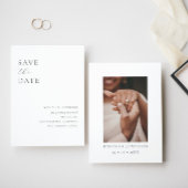 モダンミニマ結婚リストの写真 セーブザデート