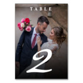 モダンミニマ結婚リストの写真 テーブルナンバー (裏面)