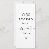 モダンミニマ結婚リストの看板 (正面)