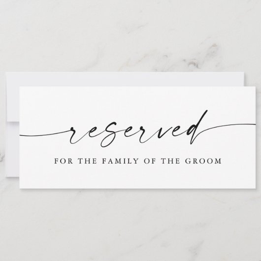 モダンミニマ結婚リストの看板 (正面)