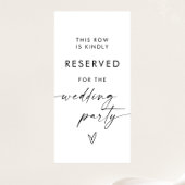 モダンミニマ結婚リストの看板