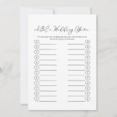 モダンミニマ結婚リストの結婚式 招待状 (正面)