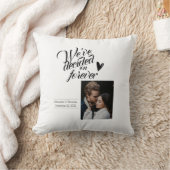 モダンミニマ結婚リスト夫婦  クッション (ブランケット)