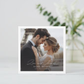 モダンミニマ結婚リスト広場 サンキューカード (スタンド正面)