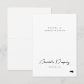 モダンミニマ結婚リスト座席表 招待状 (正面/裏面)