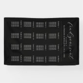 モダンミニマ結婚リスト座席表 横断幕 (横)