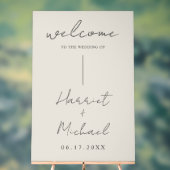 モダンミニマ結婚リスト アクリルサイン (ニュートラル)