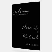 モダンミニマ結婚リスト アクリルサイン (傾斜)