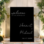 モダンミニマ結婚リスト アクリルサイン