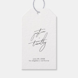 モダンミニマ結婚リスト ギフトタグ