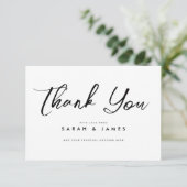 モダンミニマ結婚リスト サンキューカード (スタンド正面)