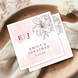 モダンミニマ結婚リスト スタンダードカクテルナプキン