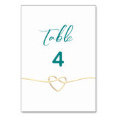 モダンミニマ結婚リスト テーブルナンバー (裏面)