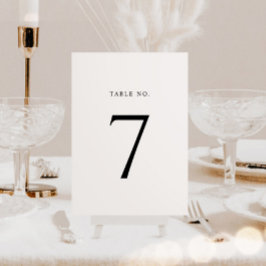 モダンミニマ結婚リスト テーブルナンバー