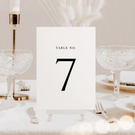 モダンミニマ結婚リスト テーブルナンバー