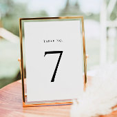 モダンミニマ結婚リスト テーブルナンバー