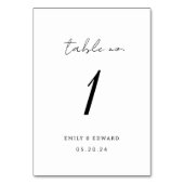 モダンミニマ結婚リスト テーブルナンバー (裏面)