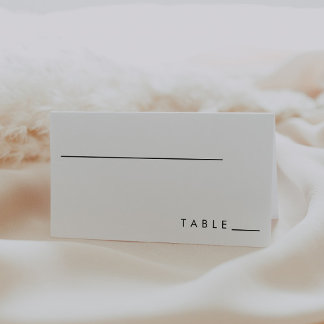 モダンミニマ結婚リスト プレイスカード