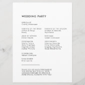 モダンミニマ結婚リスト プログラム (裏面)