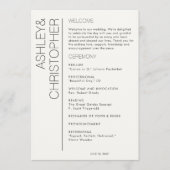 モダンミニマ結婚リスト プログラム (正面)