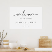 モダンミニマ結婚リスト ポスター (キッチン)