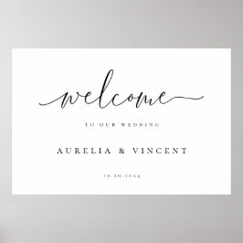 モダンミニマ結婚リスト ポスター