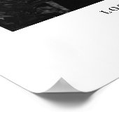 モダンミニマ結婚リスト ポスター (角)