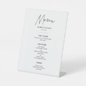 モダンミニマ結婚リスト 台座サイン (正面)