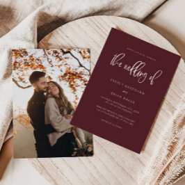 モダンミニマ結婚リスト 招待状