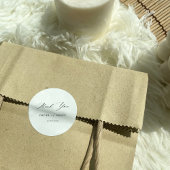 モダンミニマ結婚リスト |白黒 ラウンドシール