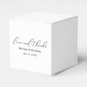 モダンミニマ結婚リズム書道の愛感謝してい! フェイバーボックス (正面サイド)