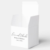 モダンミニマ結婚リズム書道の愛感謝してい! フェイバーボックス (オープン)