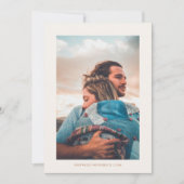 モダンミニマ自然結婚リストの写真 セーブザデート (正面)