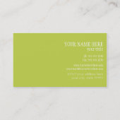 モダンミュージカルビジネスブランディング金ゴールド音楽ノート 名刺 (裏面)