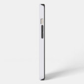 モダンミュート（青と紫） iPhoneケース (左側面)