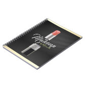 モダンメイクアップアーティスト スタイリスト ビューティーサロン リップスティック ノートブック (左側)