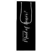 モダンメイド・オブ・オーナー（花嫁付き添い人）案 ワインギフトバッグ (正面)