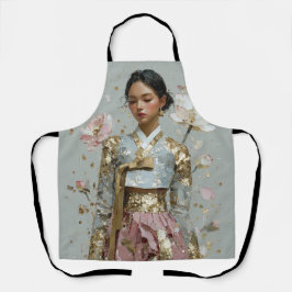 モダンメタル韓服アート エプロン