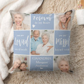 モダンメモリアパーソナライズされたル写真 クッション (ブランケット)