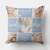 モダンメモリアパーソナライズされたル写真 クッション (正面)