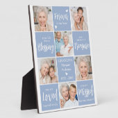 モダンメモリアパーソナライズされたル写真 フォトプラーク (側面)