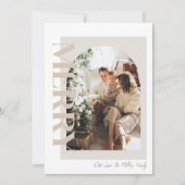 モダンメリーとNeutral Family Photo シーズンカード (正面)