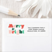 モダンメリーカラフル ラベル (インサイチュ)