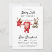 モダンメリークリスマス 招待状 (正面)