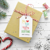 モダンメリー全カラフル休日 ギフトタグ