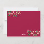 モダンメリー明るい写真 シーズンカード (裏面)